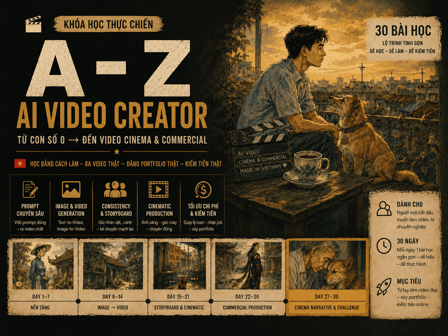 Làm Chủ AI Tạo Ảnh & Video · Lớp Trực Tiếp